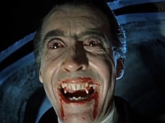 Christopher Lee playing the Count (photo from wiki)
