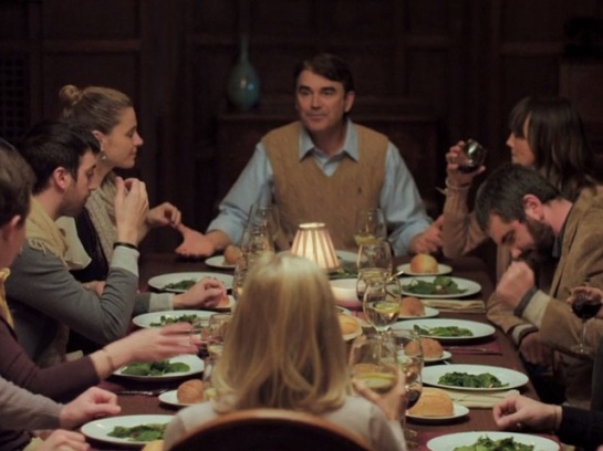 You're Next has its big family re-union (screenshot from the movie)