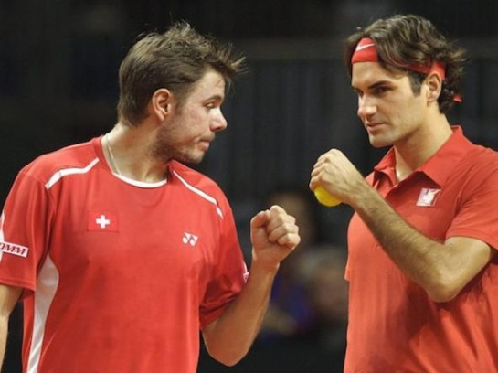 Federer and Wawrinka - redefining Swiss tennis (pic from ATP site)