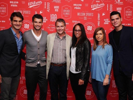 Players with Wilson racquets - theres Simona too :D