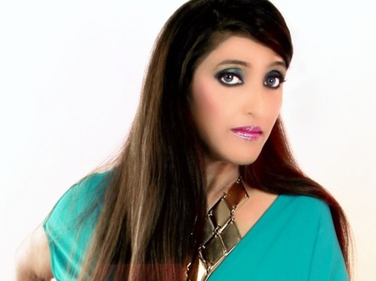 Poonaam Uppal, a fashion designer and the author of the book.