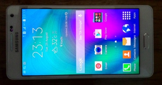 The 4G enabled phone - a Samsung Galaxy A5 [16GB]